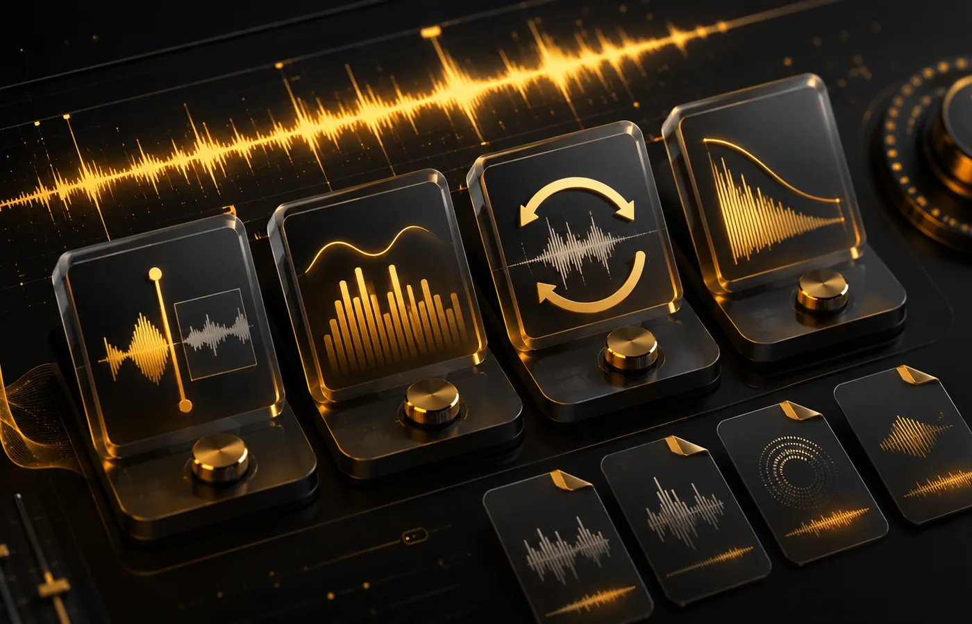 Audio editing toolkit for jingles, DJ drops, radio ads, and sung hooks